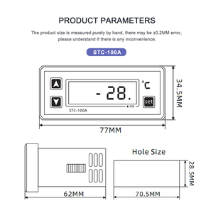 <strong>Temperature</strong> <strong>Controller</strong> STC-100A 220V Cooling and Heating STC-1000 STC-8080A+ STC-9200 Thermostat - Product Image 2