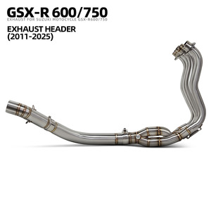 Kit Tubi di Scarico GSXR750 in Acciaio Inox, Collettore Moto con Interfaccia Opzionale per Suzuki Racing GSXR600 GSXR 600 <span class=keywords><strong>750</strong></span> - Product Image 2