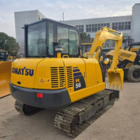 Excavatrice Komatsu PC56 d'occasion fabriquée au Japon avec prix d'usine, mini-excavatrice sur chenilles Komatsu PC 56 prête à l'emploi