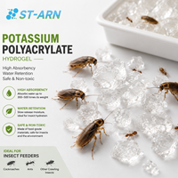 Poudre de résine SAP polyacrylate de potassium pour l'alimentation des insectes, hydrogel pour l'alimentation des poulets