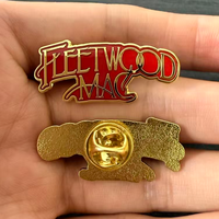 Al por mayor: Pines de solapa de metal esmaltados de la banda de rock Fleetwood Mac, broches de música clásica, insignias y accesorios de colección para fans