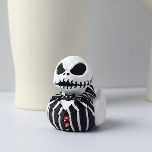 Vashine - Pato Jack Skellington Impreso en 3D con PLA, Materiales Ecológicos, Juguetes, Decoración del Hogar, Colección, Juguetes de Pato para Niños - Product Image 3