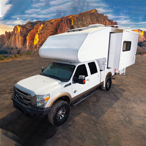 Camión Camper de cama corta de lujo personalizado Manley 2025 Camping todoterreno de aluminio de lujo con iluminación LED y gabinetes de cierre suave - Product Image 2