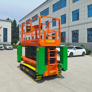 Fábrica Venda Direta Nova Tendência All Terrain Mobile Electric Crawler Scissor Lift - Product Image 3