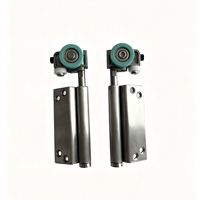 Ensemble de charnière simple à rouleau supérieur en acier inoxydable 304 de qualité supérieure pour l'installation d'une extrémité de porte accordéon pliante