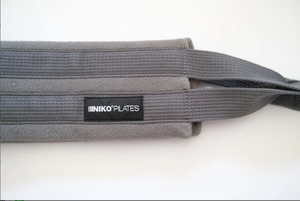 สายรัดพิลาทิสแบบกว้าง INIKO คุณภาพสูง สีเทา ผลิตจากโพลีเอสเตอร์/คอตตอน ขนาด 1200x120 มม. น้ำหนัก 335 กรัม ผลิตในจีน สำหรับเครื่อง Cadillac - Product Image 2