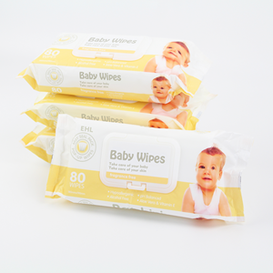 % 100% bambu biyobozunur kokusuz veya kokulu bebek temizleme ıslak mendiller - Product Image 2