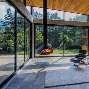 Sunnysky Fenêtres pivotantes en aluminium à coupure thermique au design moderne personnalisé Fenêtres fixes en aluminium avec moustiquaire en acier inoxydable - Product Image 1