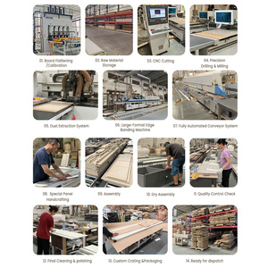 Mobile da <span class=keywords><strong>Ingresso</strong></span> HAIYUE in Stile Minimalista con Piano d'Appoggio Sospeso e Scaffalature Stratificate, Mobile Decorativo Personalizzabile - Product Image 5