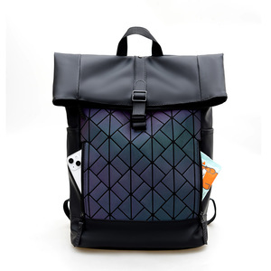 Men's <b>Backpack</b> <b>Large</b> Capacity 20-35L Waterproof Interior Zipper Pocket For Commuting Travel Business College Students - Product Image 2