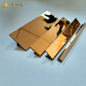 EX1012 Modern Custom Stainless Steel T Bar <b>Trim</b> with Durable Waterproof Features <b>for</b> Commercial Interior Decoration Engineering - Product Image 4