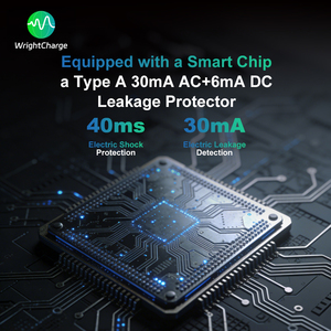 เครื่องชาร์จรถยนต์ไฟฟ้า AC รุ่นใหม่ 22kW ได้รับการรับรองมาตรฐาน TUV ระดับ IP65 ชนิดที่ 2 หัวชาร์จแบบ <span class=keywords><strong>Mennekes</strong></span> ใช้งานได้ทั่วโลก สำหรับโรงจอดรถที่บ้าน WrightCharge - Product Image 3