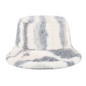 Wholesale <b>Women</b> Furry <b>Hats</b> Thickening Fisherman Winter <b>Fur</b> Bucket <b>Hats</b> for <b>Women</b> - Product Image 4