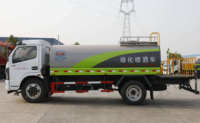 Camion-citerne à eau Dongfeng 10000L avec transmission automatique, moteur diesel, roues motrices 4x2, pompe à eau, camion-citerne à eau pour la lutte contre les incendies