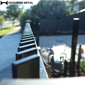 Paneles de Cerca de Aluminio para Jardín y <span class=keywords><strong>Piscina</strong></span>, Revestimiento de Polvo Negro para Exteriores, Láminas Verticales Ecológicas, Resistentes a la Intemperie, Personalizables - Product Image 2