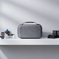 Untuk Nintendo Switch 2 Tas Jinjing 2-in-1 dengan Pelindung Kaca Tempered, Kotak Keras EVA untuk Aksesori Game Switch 2