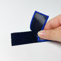 Écussons brodés personnalisés haut de gamme avec fixation auto-agrippante en tissu sergé – Badges professionnels avec nom et logo pour uniformes, chapeaux et sacs