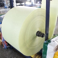 Rouleau de tissu plastique tissé en Pp, pour maïs, blé et Grain, haute qualité