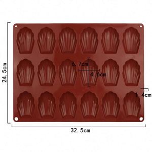 Geometric Shaped Silicone <b>Cake</b> <b>Mold</b> Madeleine Baking Mould DIY Bakeware Pan Kitchen Accessories for Biscuit Moulding - Product Image 3