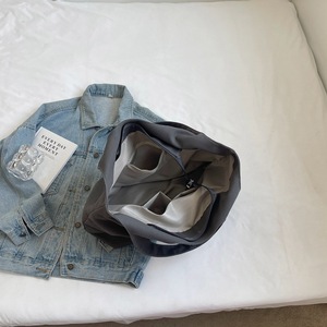 Processus de broderie de logo personnalisé de haute qualité Sac fourre-tout en toile de grande capacité écologique avec poche <span class=keywords><strong>à</strong></span> l'intérieur - Product Image 4