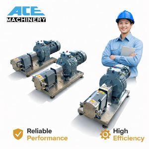 Factory Price Sanitary Stainless Steel High Viscosity Rotor Lobe Pump Syrup Molasses Honey Transfer Pump - Product Image 1