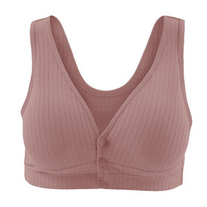 <span class=keywords><strong>Soutien</strong></span>-<span class=keywords><strong>gorge</strong></span> d'allaitement froncé pas affaissé sous-vêtement de sommeil Type sous-vêtement de maternité fermeture avant sans anneau en acier <span class=keywords><strong>grossesse</strong></span> maternité - Product Image 5