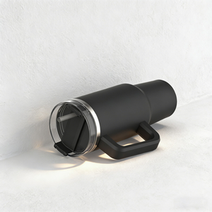 40oz H1.0 acqua sottovuoto bicchiere bicchiere a doppia parete isolato boccale di birra con il manico paglia in acciaio inox scatola bianca moderna - Product Image 4