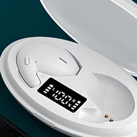 Écouteurs sans fil J90 Sleep, semi intra-auriculaires, TWS, commande tactile, écran LED, pour un usage quotidien