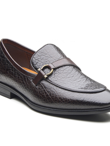 Mocasines de Piel Importada con Punta Redonda y Forro de Cuero DD, Plantilla Ortholite de Cuero y Suela de TPR, Calzado Formal para Hombre - Product Image 1