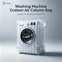 Sacs gonflables à colonnes d'air pour l'emballage de machines à laver, protection antichoc, forme personnalisée, expédition d'appareils électroménagers, vente en gros OEM