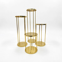 Support de décoration de mariage en métal détachable, colonne florale haute pour allée de cérémonie, centre de table pour banquets et fêtes