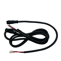 Assemblage de câble personnalisé M8 3P mâle étanche UL2464 22AWG faisceau de câblage avec gaine en PVC fabricant de câbles pour moto électrique