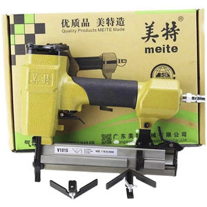 Pistola de clavos modelo Meite, <span class=keywords><strong>grapadora</strong></span> neumática de aire, 7mm/10mm/12mm/15mm, tipo Uni - Product Image 2