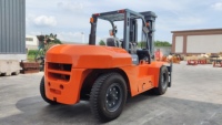 Chariot élévateur à fourche lourd de grande capacité 10 tonnes 10t diesel Mistubish avec moteur japonais