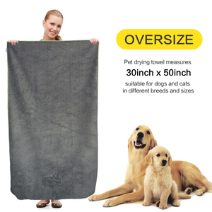 Wholesale Custom Super Absorbent Soft <strong>Microfiber</strong> Pet <strong>Towel</strong> Dog <strong>Towels</strong> for Drying Dogs <strong>Bath</strong> Grooming <strong>Towel</strong> for Pets - Product Image 2