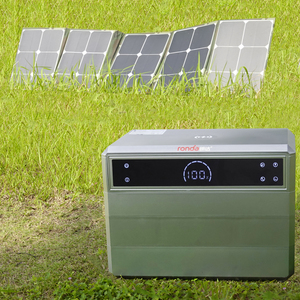 All One 2000Wh Portable Station Solar Generator Modified Sine Wave AC Outlet <b>Backup</b> Lithium <b>Battery</b> for Outdoor Car MPPT EW-6595 - Product Image 2