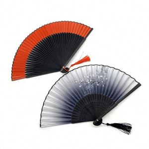 Handheld Floral <b>Folding</b> <b>Fans</b> Feather <b>Hand</b> <b>Fans</b> With Tassel Women's Bamboo <b>Hand</b> Holding <b>Fans</b> - Product Image 6