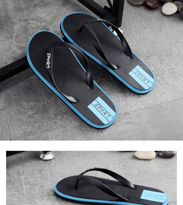 Summer Outside Flipflops Men PVC Shoes Non-slip Flip Flops Boys Bedroom Slippers Wholesale