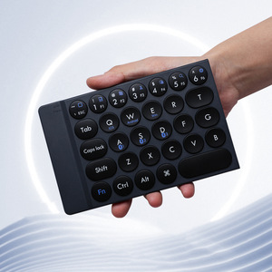 Clavier mini pliable sans fil, design ultra fin, rechargeable, pour tablettes et ordinateurs portables - Product Image 3