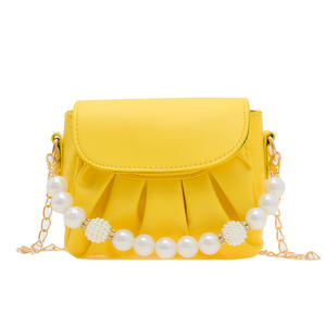 Tas kecil anak perempuan Fashion tas putri mutiara baru dompet koin lipat - Product Image 6