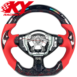 Volant de voiture sport en fibre de carbone LED personnalisé pour Nissan 370z Coupé 2008-2019, compatible avec Infiniti FX35 FX37 QX70 2009-2016 - Product Image 1
