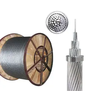 AAC Bare Wire LGJ Steel Core Aluminum Stranded Wire For Overhead Power Lines