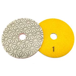 花崗岩/石英/磁器/タイルの乾式または湿式使用を研磨するためのプレミアム品質のハイブリッド4インチダイヤモンドパッド - Product Image 3