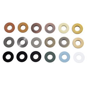 ฝาครอบท่อระบายน้ำแบบวงแหวน ดีไซน์ทันสมัย ผลิตจากพลาสติกและทองเหลืองชุบโครเมียม สำหรับอ่างล้างหน้าในห้องน้ำ ห้องครัว และโรงแรม - Product Image 2