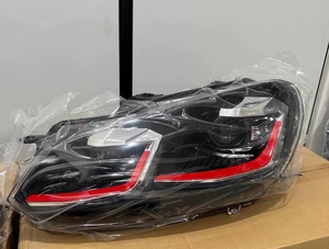 Fari Anteriori Look Aggressivo 2008-2012 | Nuovo Upgrade 12V con DRL Bianco/Giallo e Demon <span class=keywords><strong>Eye</strong></span> per VW Golf 6 MK6 GTI - Product Image 4