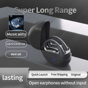 F15 Headphone olahraga, konduksi tulang <span class=keywords><strong>B</strong></span> T Earphone olahraga tahan air dengan MIK kait telinga Tws Bass Hifi Stereo - Product Image 3