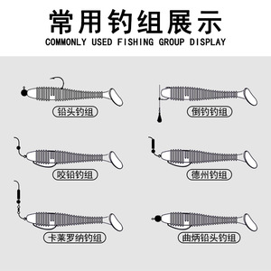 T-Tail Soft Bait 4 Inch Floating Lure For Bass Fishing Drop Shot Texas Rig - Product Image 2