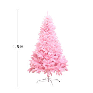 Vente flash : Arbre de Noël rose de 1,2 m, ensemble d'arbre de Noël, décoration de Noël - Product Image 4