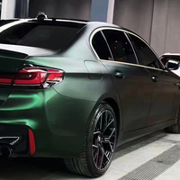 WRAP MASTER Ultra Matte 1,52*17m PET PVC Vinyl folie Venom Green Selbst klebende Auto verpackung Auto Wrap für die Karosserie
