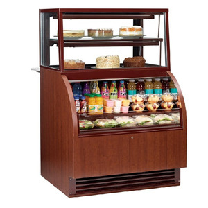 Nouveau design Rideau d'air refroidisseur ouvert Grab and Go réfrigérateur commercial d'affichage de gâteau pour <span class=keywords><strong>boulangerie</strong></span> - Product Image 1